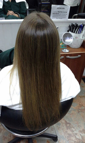 Enjuague natural casero para cabellos brillantes