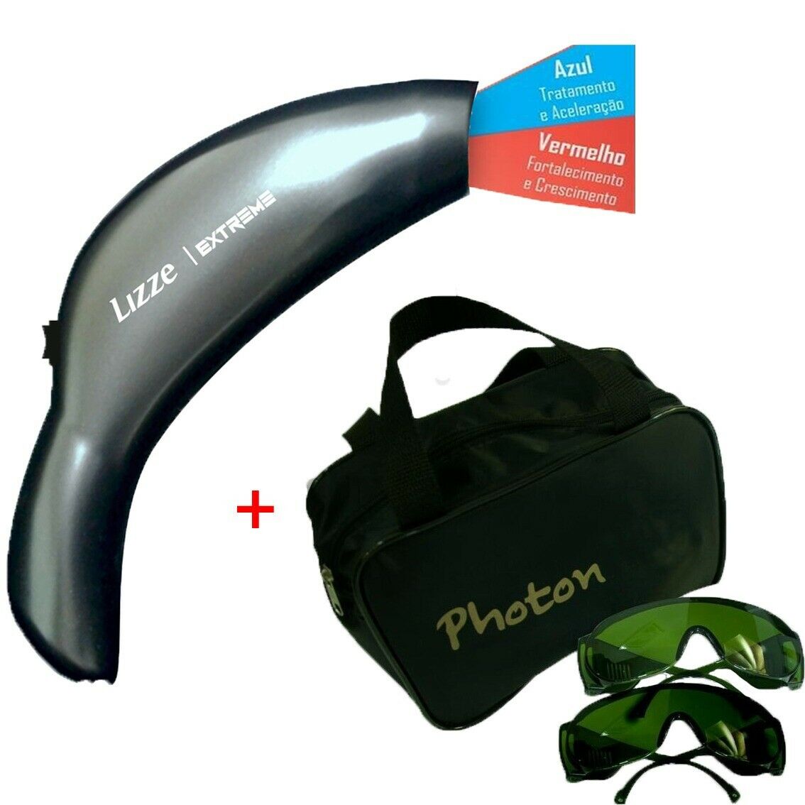 NUEVO! Photon Lizze EXTREME Acelerador Fotonico para tratamiento Progresivo  del Cabello (Rayos Azul y Rojo)