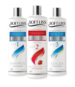 SoftLiss Brazilian Keratin Strawberry (Morango) Premium Kit